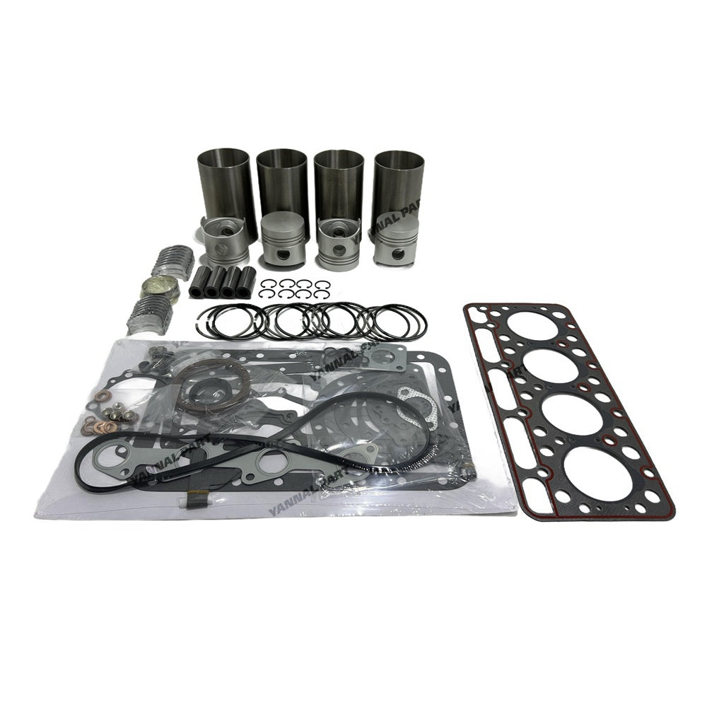 V1501 Overhaul Rebuild Kit (Without Valves) Replacement For Kubota V1501 Engine L345 L2602 L2602DT L2802 L2802DT L3202 L3202DT Tractors Piston 15221-21111