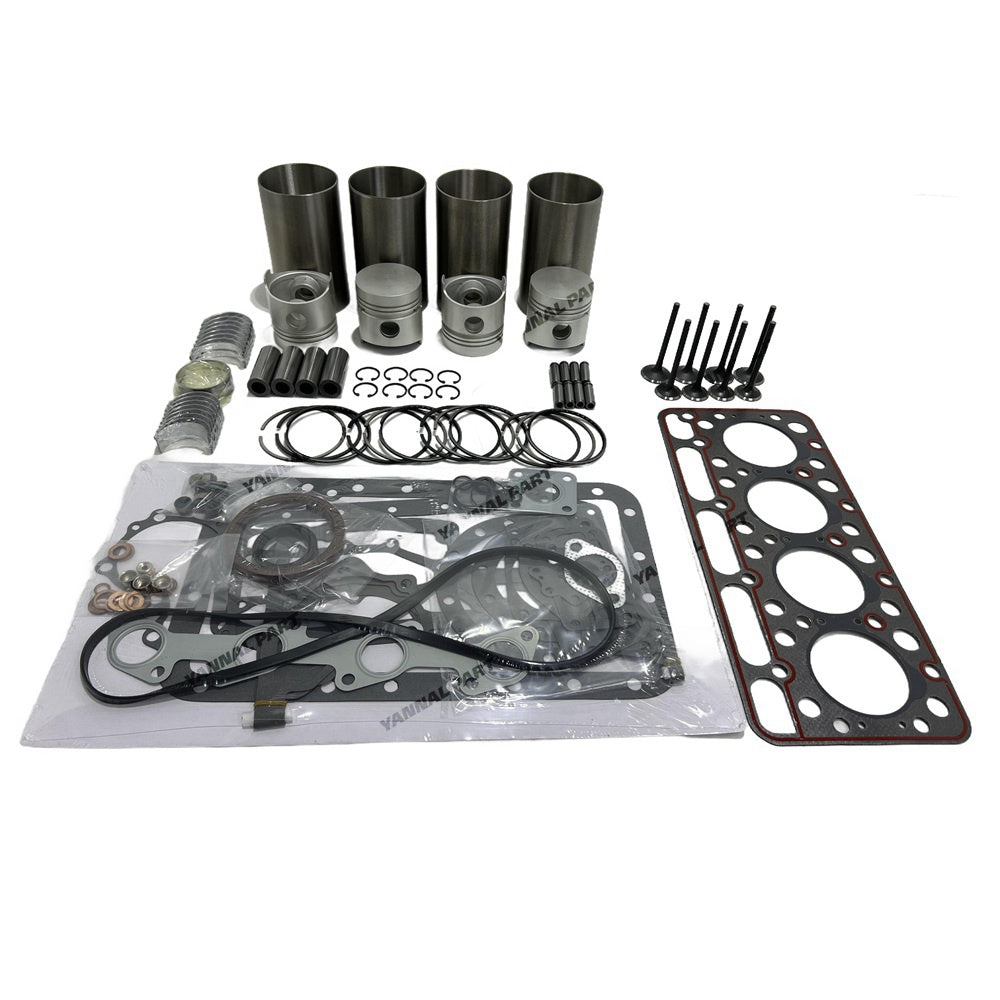 V1501 Overhaul Rebuild Kit Compatible with Kubota V1501 V1501-DA V1502 Engine L345 L2602 L2602DT L2802 L2802DT L3202 L3202DT Tractors Piston 15221-21111