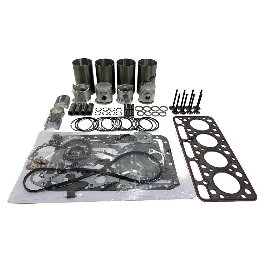 V1501 Overhaul Rebuild Kit Replacement For Kubota V1501 Engine L345 L2602 L2602DT L2802 L2802DT L3202 L3202DT Tractors Piston 15221-21111