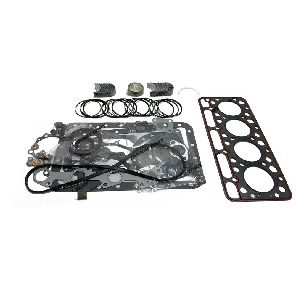 V1501 Overhaul Re-Ring Kit Compatible with Kubota L345 L2602 L2802 L3202 L1500 L1501 Tractor B2910 B7820 L345 KX91-2 KH90 Excavator