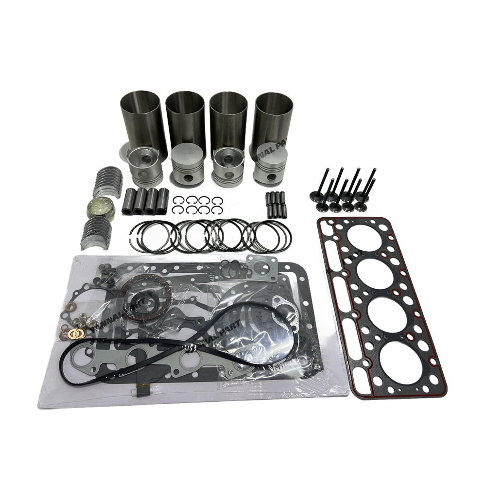 New V1502 V1502C Engine Overhaul Rebuild Kit Compatible with Kubota RX3600 L2050DT L235DT