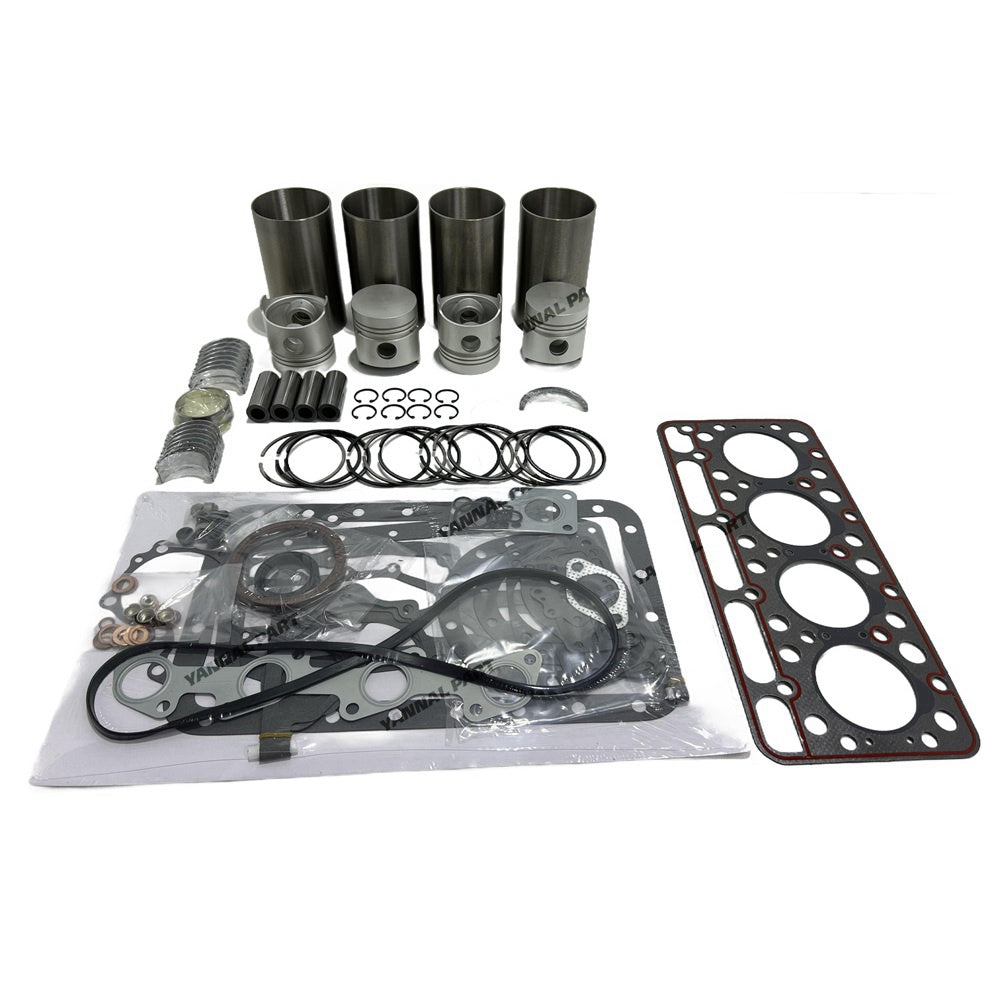 For kubota V1502 Overhaul Rebuild Kit Pistons Head Gasket Main conrod Bearing