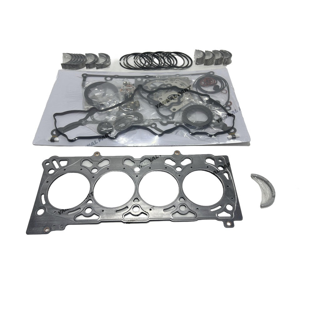 V2607 Overhaul Re-Ring Kit Compatible with Kubota V2607 Engine Bobcat S550 S570 S590 T590 Loader Piston Rings & Main/Rod Bearing & Full Gasket Kit