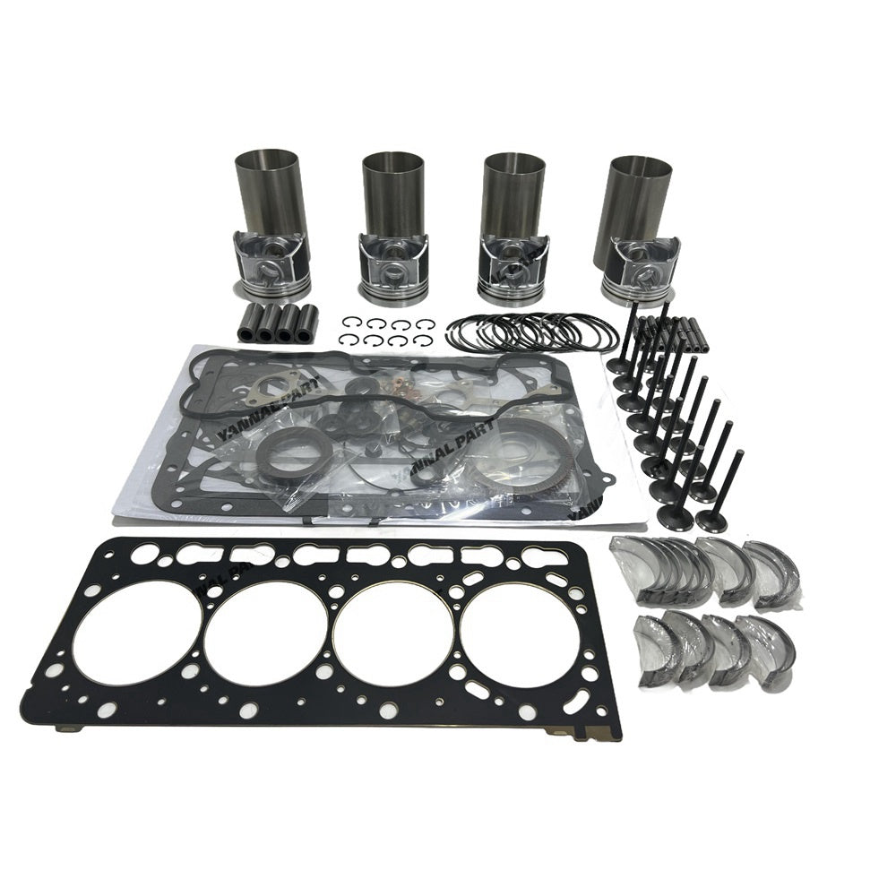V3300 Overhaul Rebuild Kit Compatible with Kubota M6800 M8200 M9000 Tractors