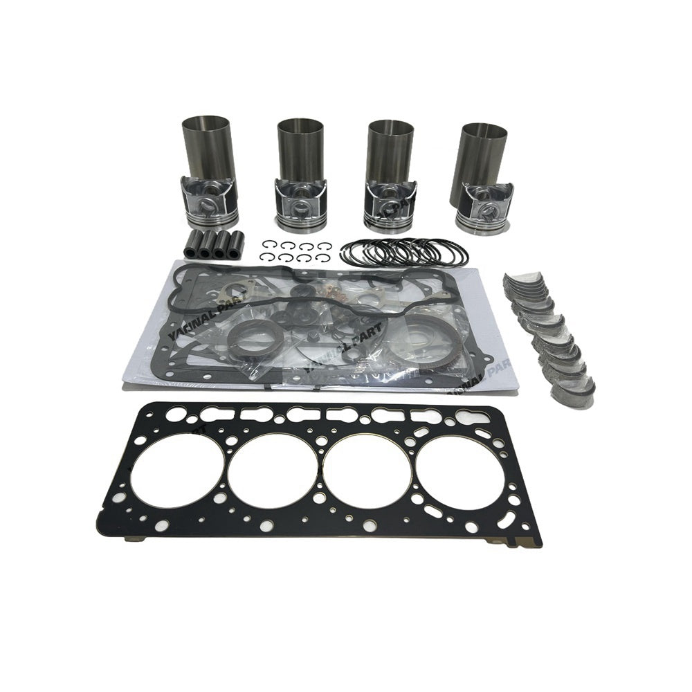 V3800 Overhaul Rebuild Kit(not included Valves kit) Compatible with Kubota V3800 V3800T V3800-DI-T Engine M8540 M8560 M9540 M9960 Tractors