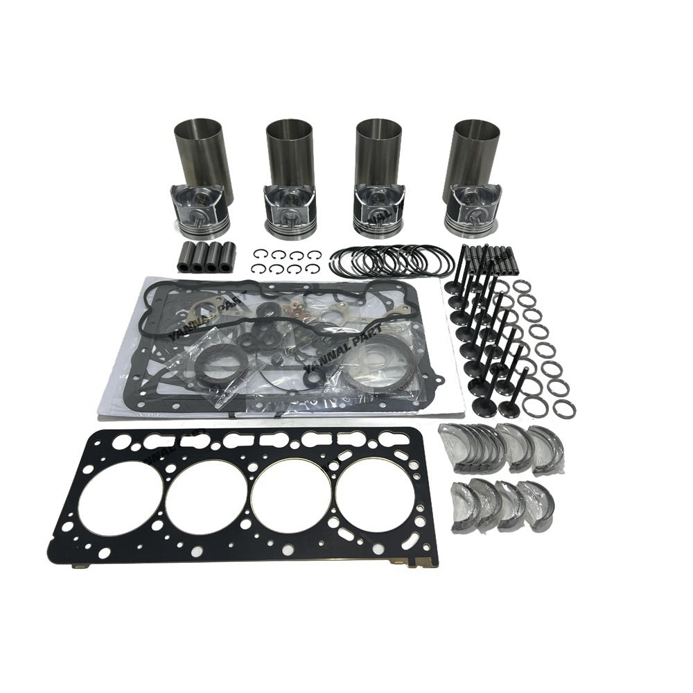 V3800 Engine Overhaul Rebuild Kit For Kubota M8540 M8560 M9540 M9960 Tractors V3800 V3800T V3800-DI-T Direct Injection Engine Combustion Chamber Diameter 57mm