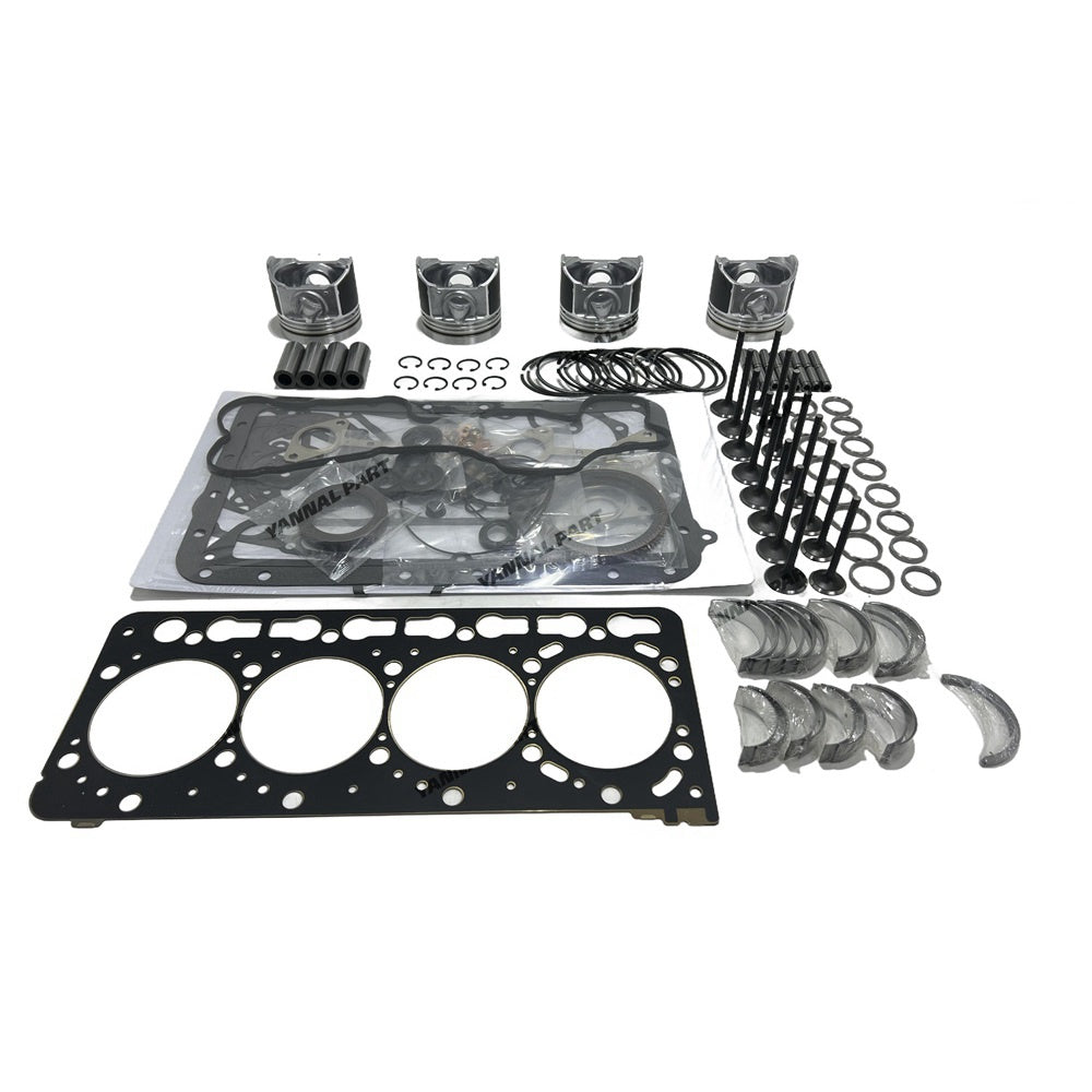 C3.8 Piston + Piston Rings + Liner Overhaul Kit For Caterpillar 272D2 297D2 299D2