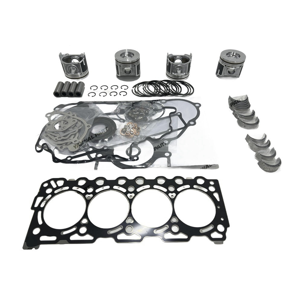 V3307 V3307-DI-TE3 Overhaul Rebuild Kit For Kubota Engine Bobcat S630 T650 S650