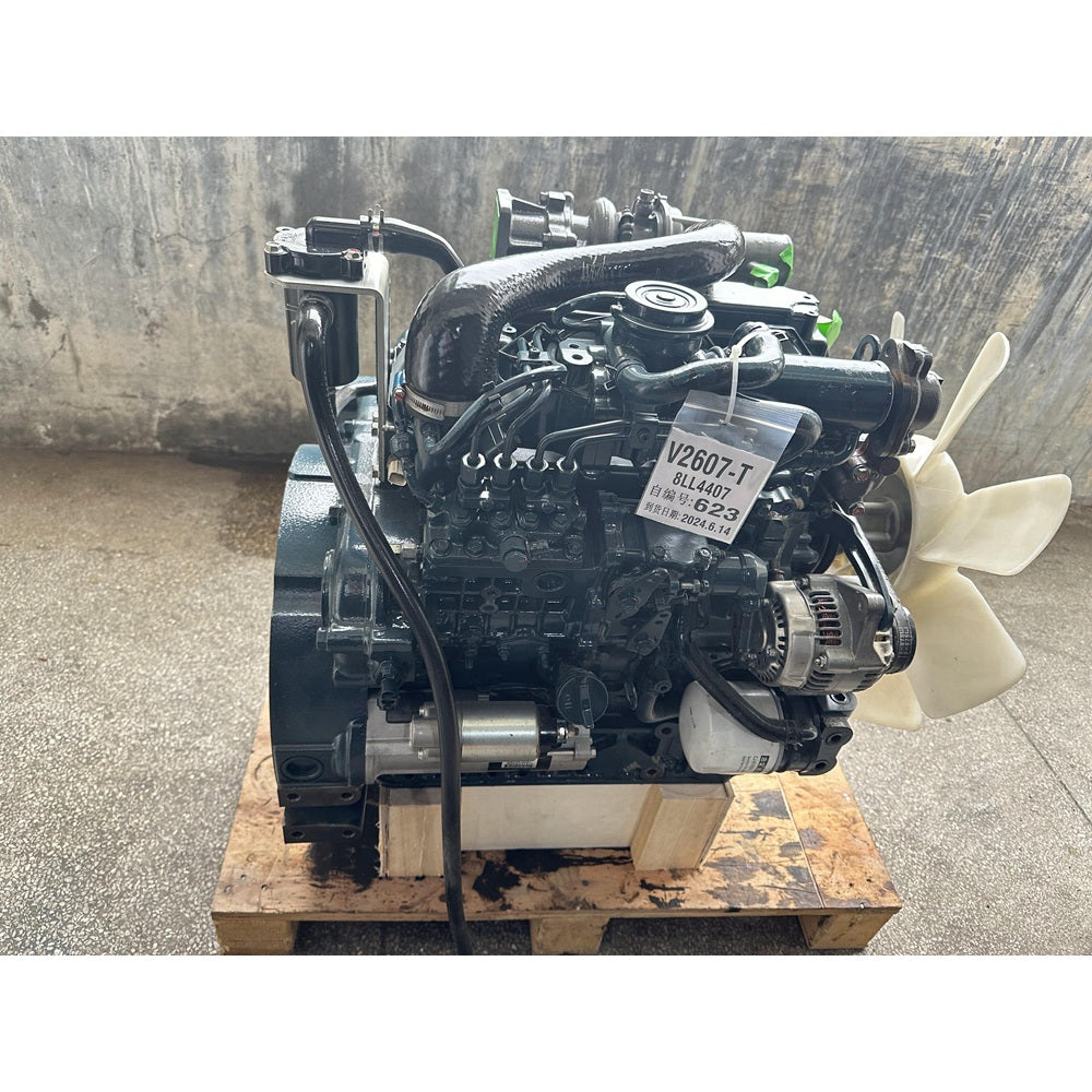 V2607T Complete Engine Assembly 8LL4407 2400RPM 45.4KW Fit For Kubota Engine
