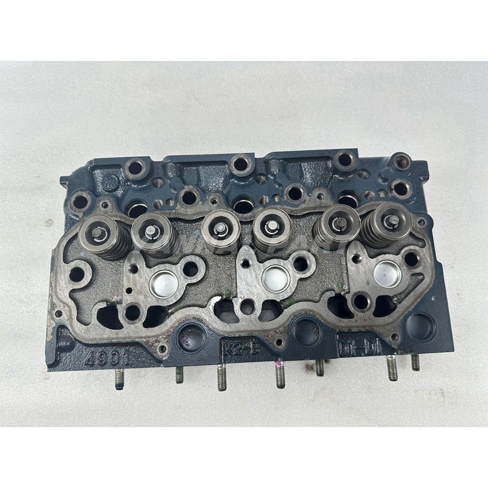 Cylinder Head With Valves For Kubota D1703-DI Engine