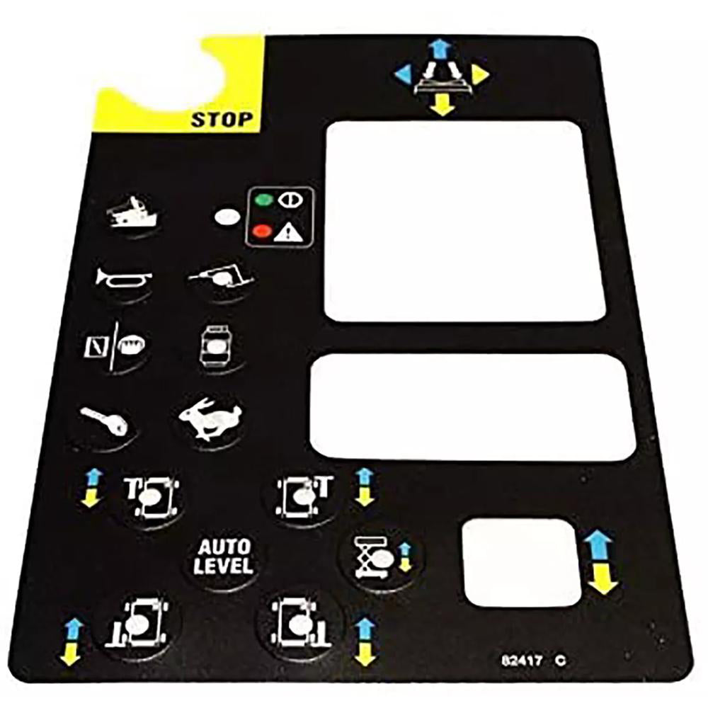 PlatFit Form Control Panel Decal 82417 Fit For Genie GS-3384 GS-3390 GS-4390 GS-5390