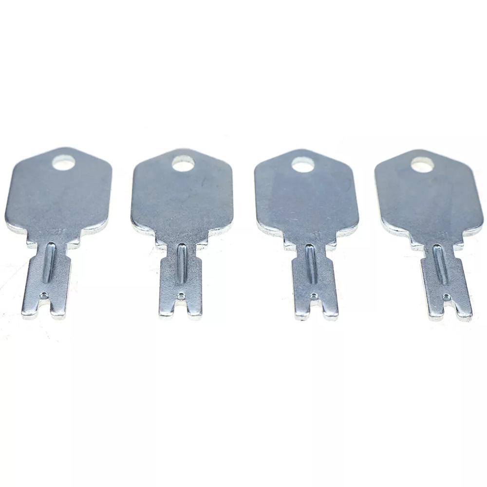 4 PCS 166 Fit Forklift Ignition Key Fit For Clark Yale Hyster Komatsu Gradall Gehl Crown