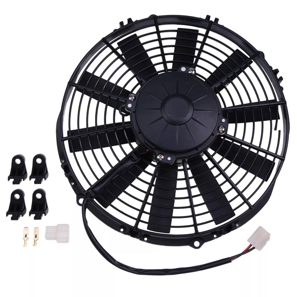 24V Electric Cooling Radiator Fan Blower 30100465 Fits Fit For SPAL VA09-BP12/C-54A