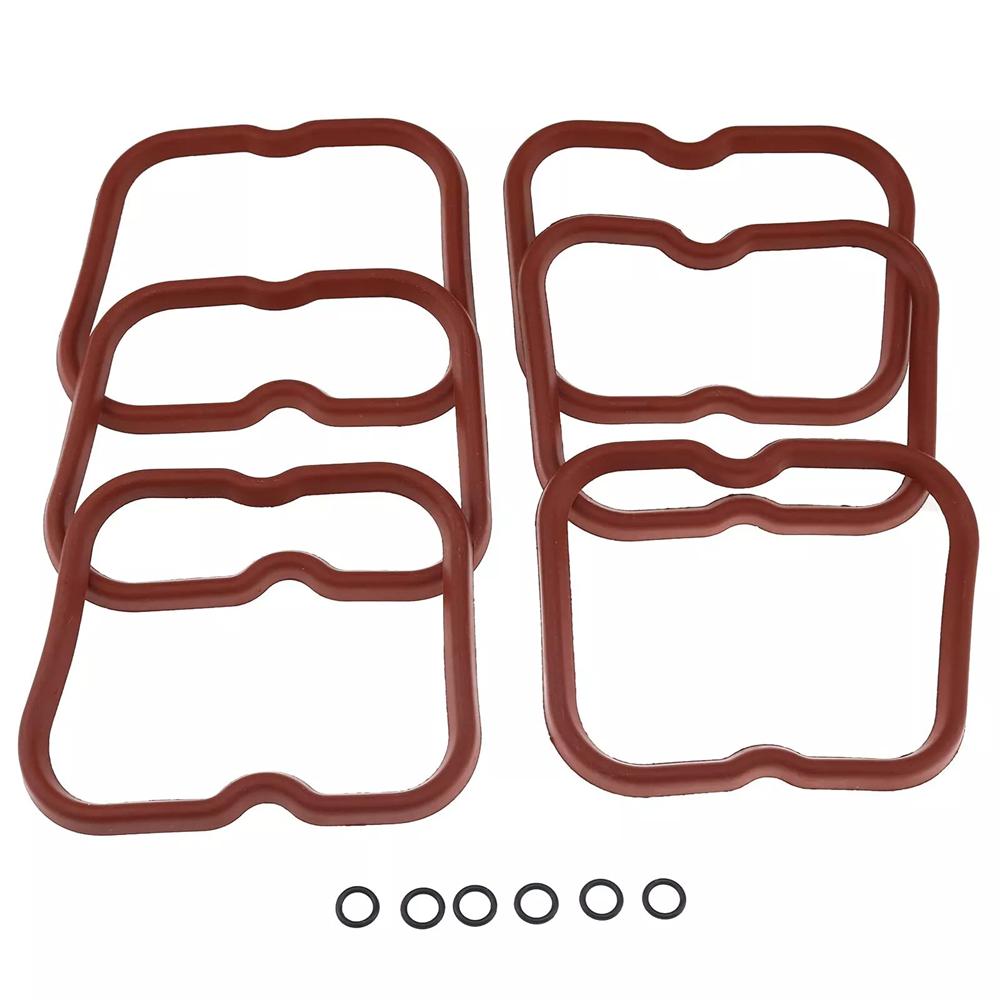 3910824 3902666 Set of 6 Valve Cover Gaskets Fit For Cummins 12V 5.9L 6BT 5.9 Engine