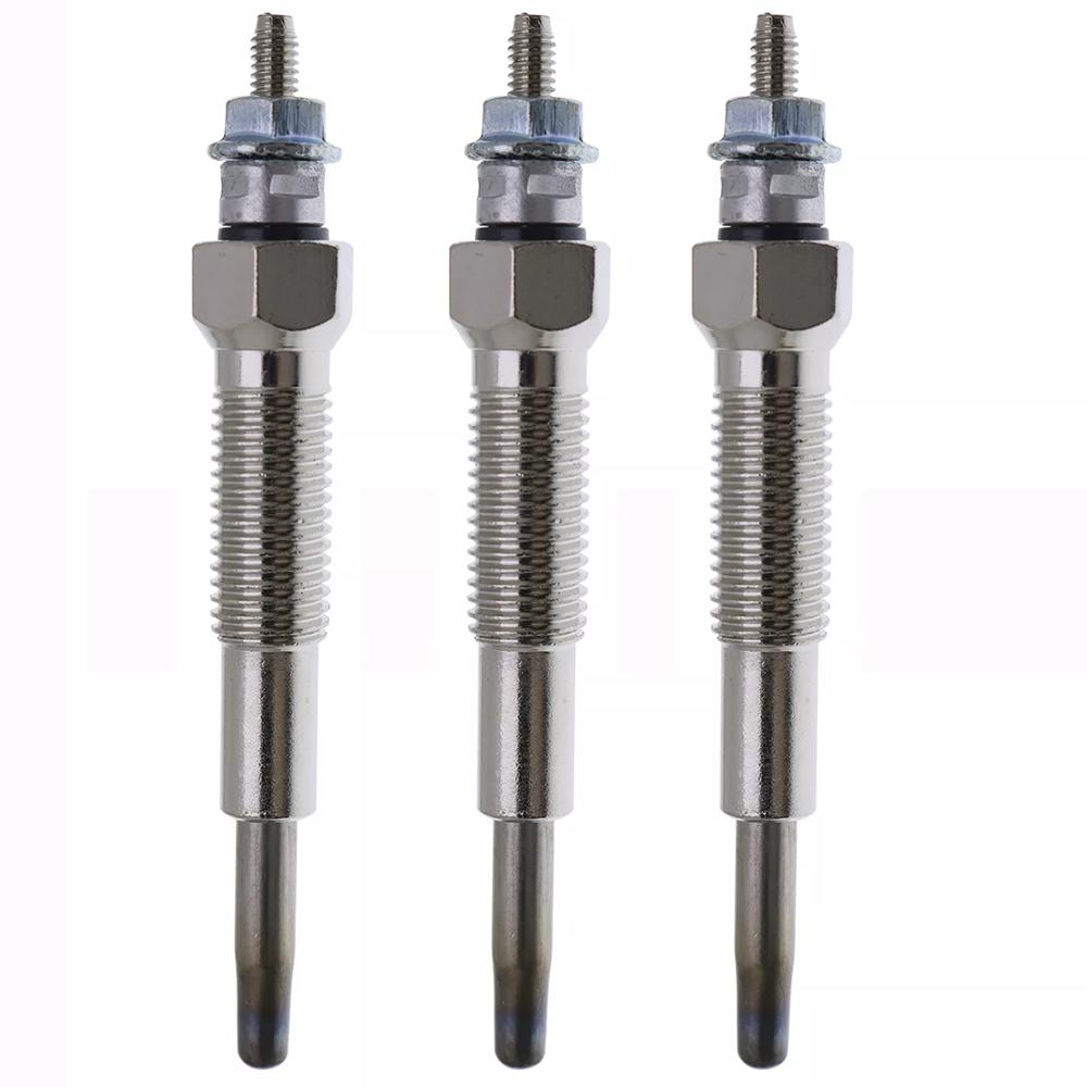 3x Glow Plug 72097517 3280558M1 Fit For Allis Chalmers A-C 5020 5030 6140