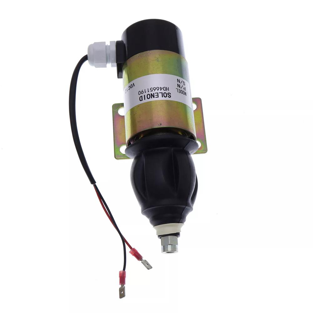 12V Shutoff Stop Solenoid Fit For Volvo Penta AQD70D TAMD70D TAMD70E TAMD61A TAMD71A