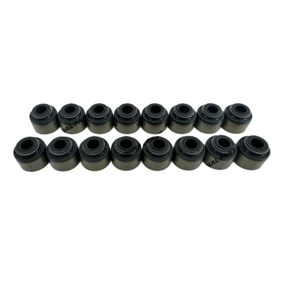 16 PCS Valve Stem Seal Fit For Doosan Develon D24 Engine