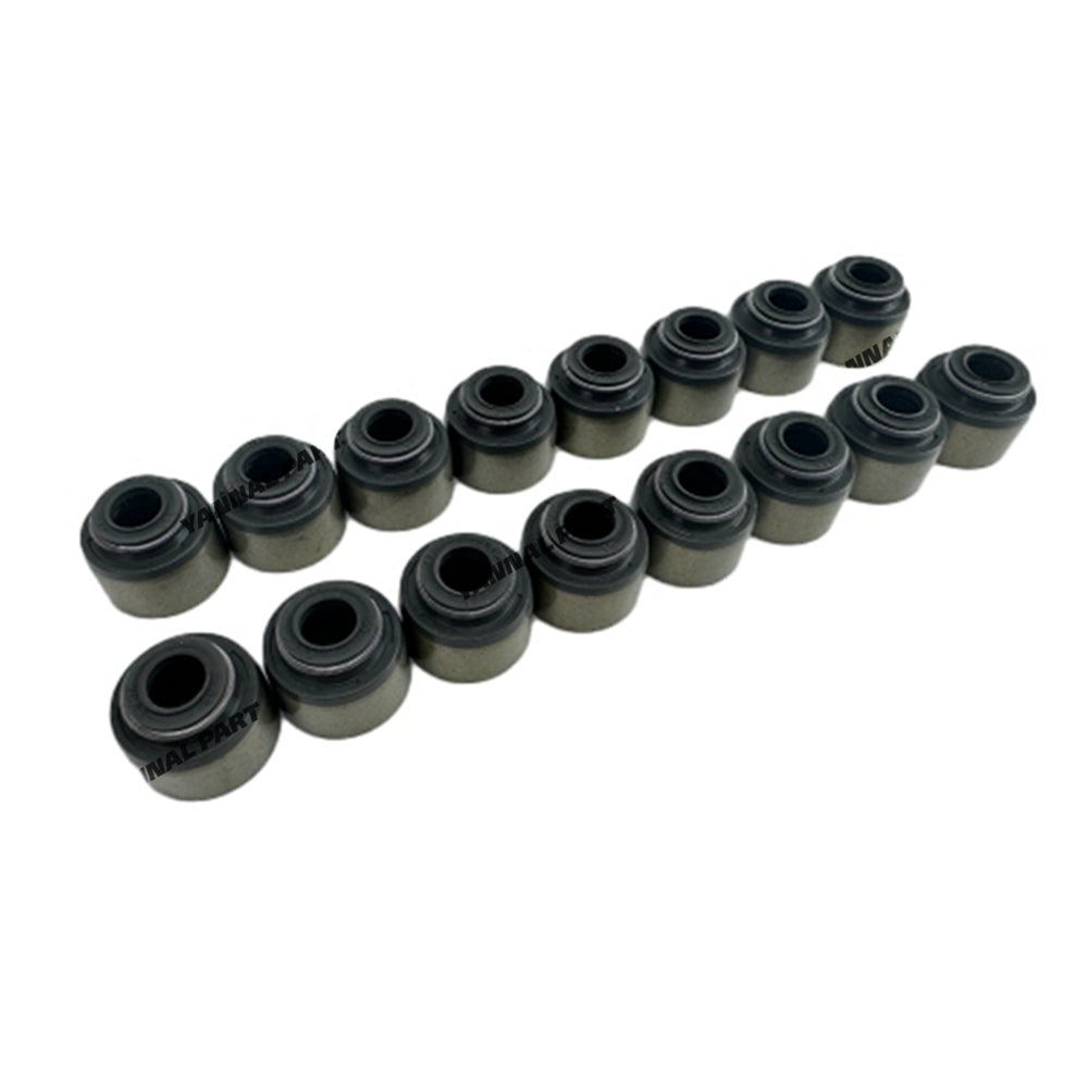 16 PCS Valve Stem Seal Fit For Doosan Develon D24 Engine