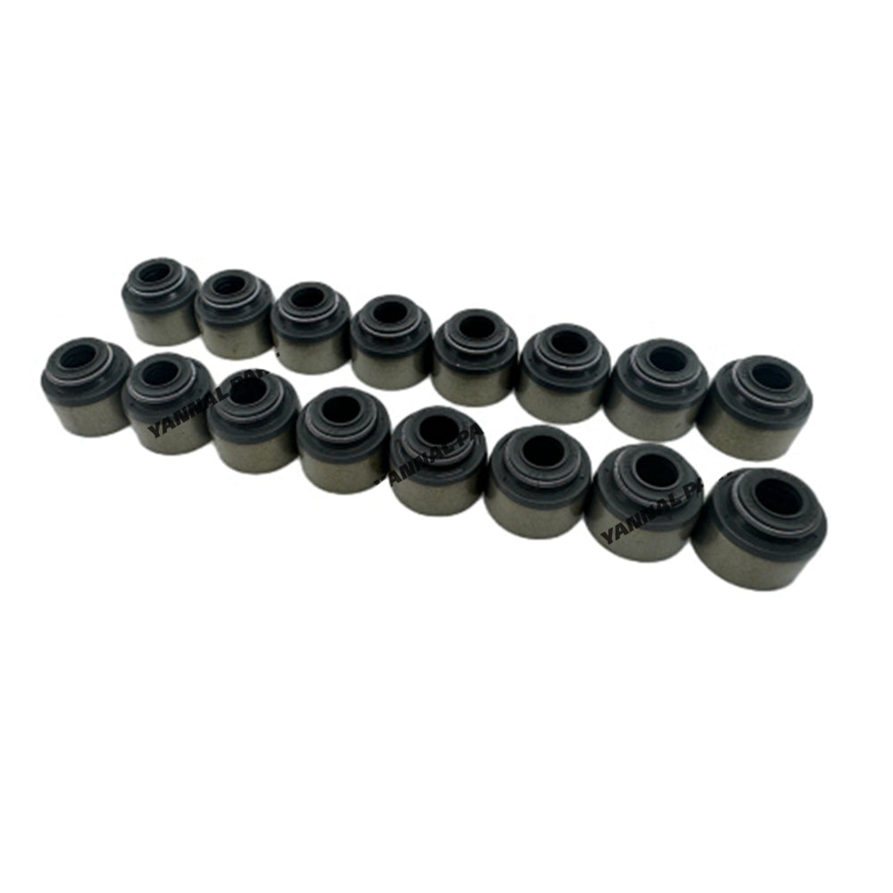 16 PCS Valve Stem Seal Fit For Doosan Develon D24 Engine