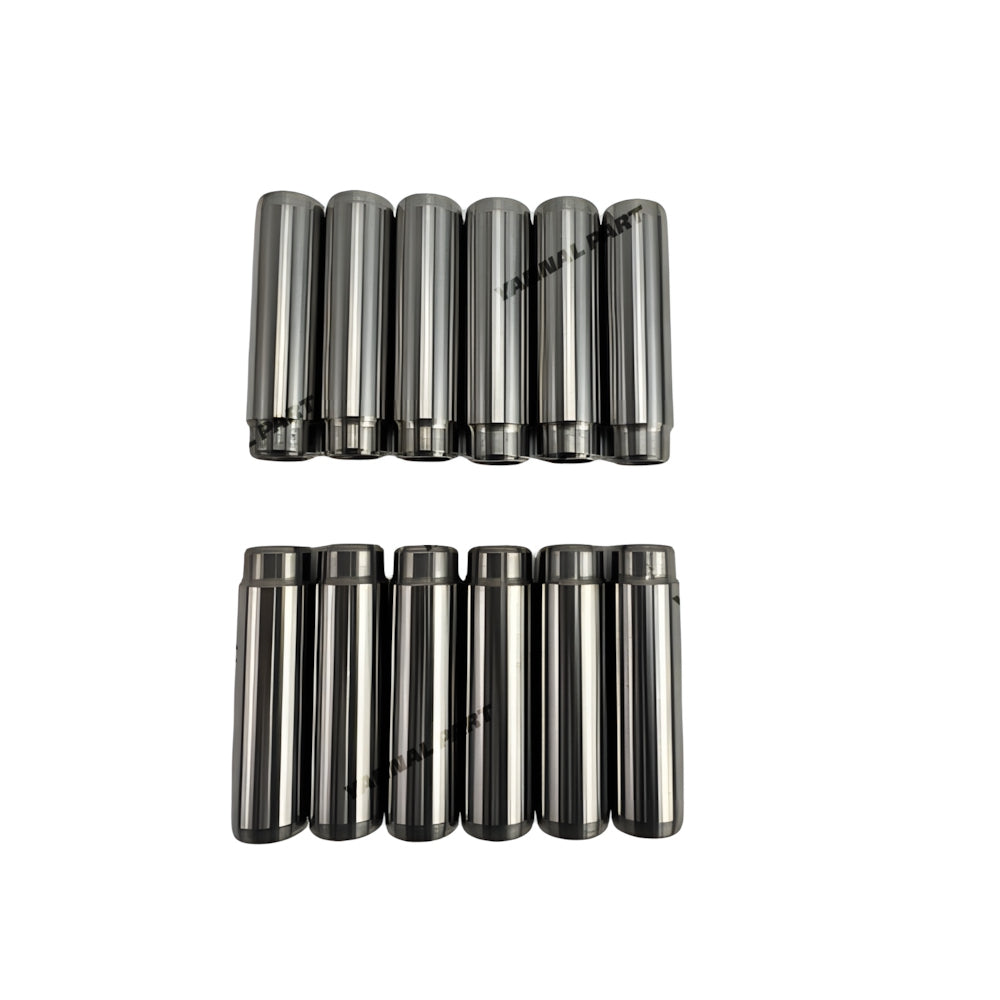 12 PCS Valve Guide Fit For Doosan Develon D2876 Engine