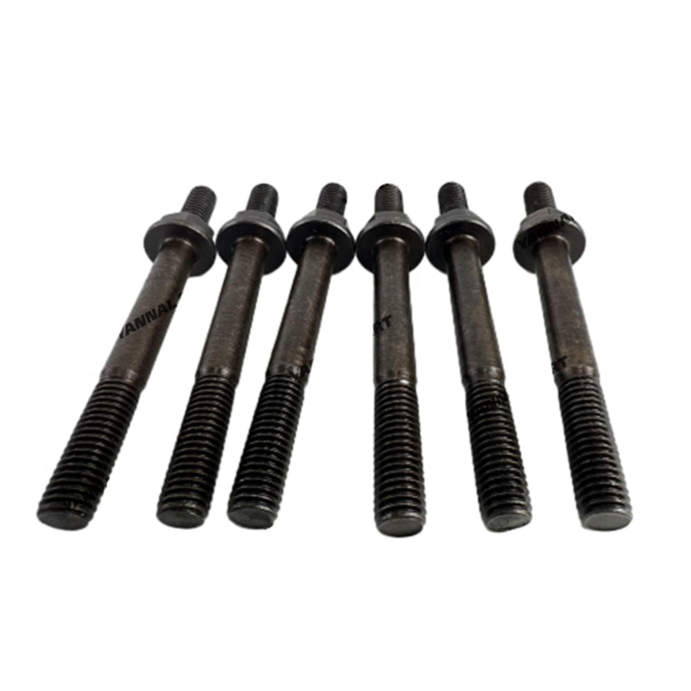 6 PCS Bolt Fit For Doosan Develon DB58 Engine