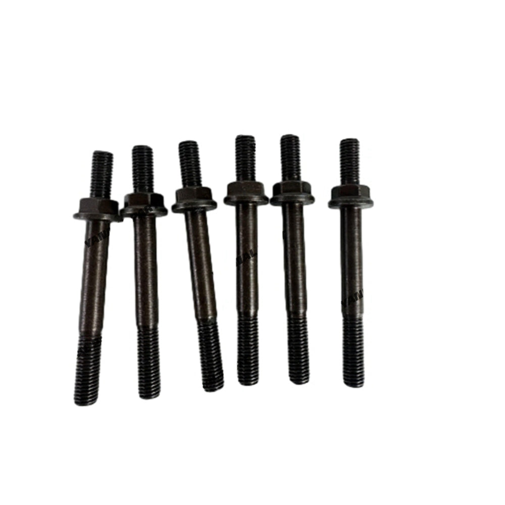 6 PCS Bolt Fit For Doosan Develon DB58 Engine