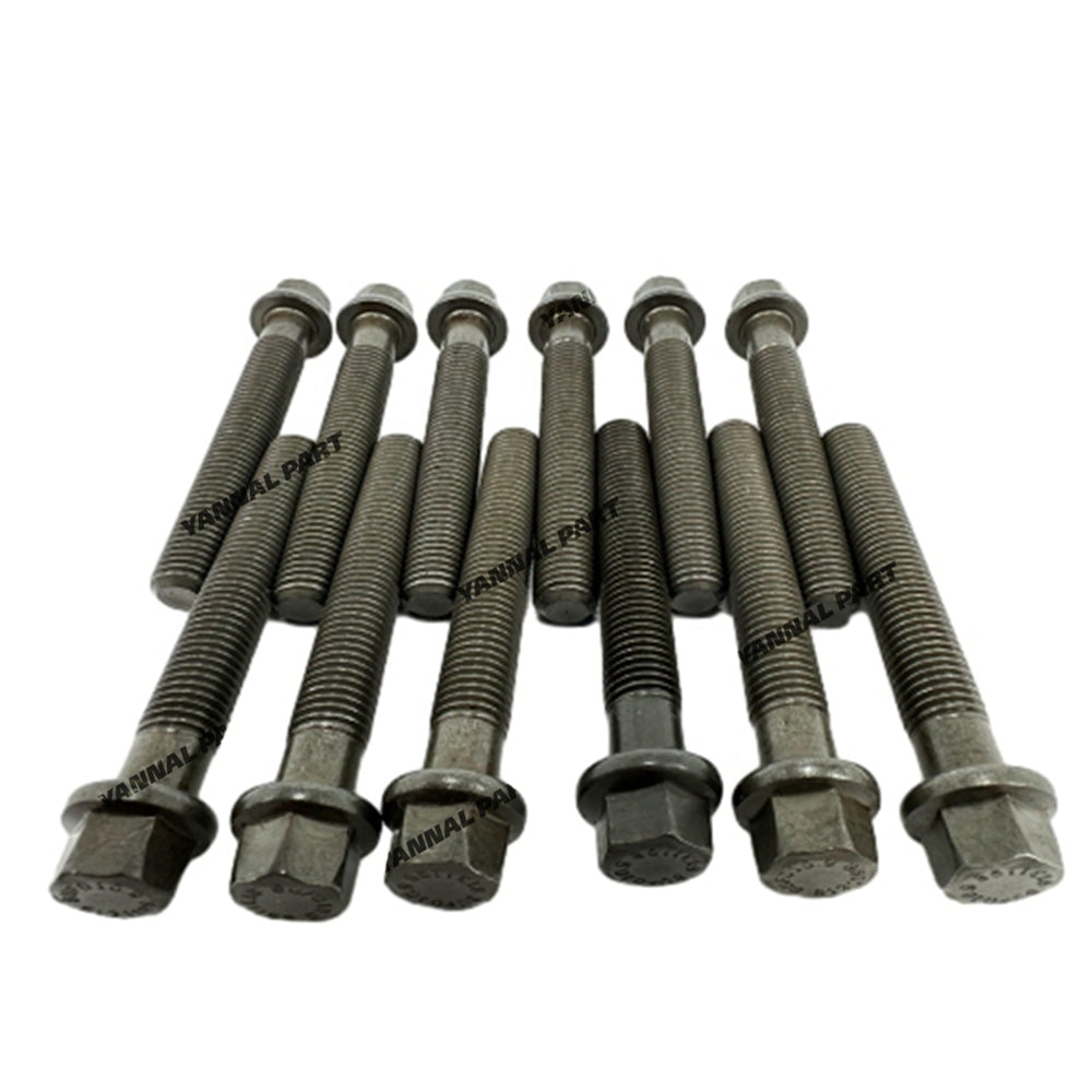 12 PCS Con Rod Bolt 8131198 Fit For Volvo D16 Engine