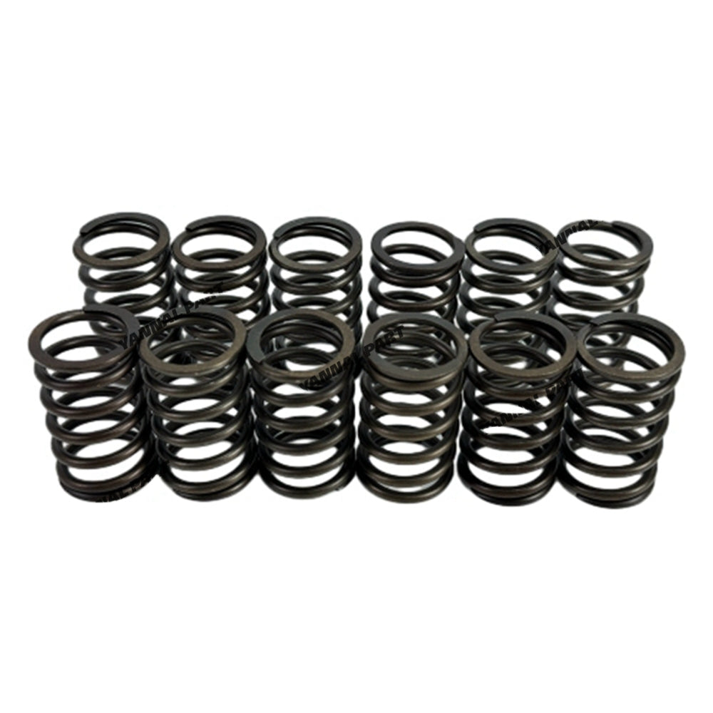 12 PCS Valve Spring Fit For Caterpillar C6.6 Engine