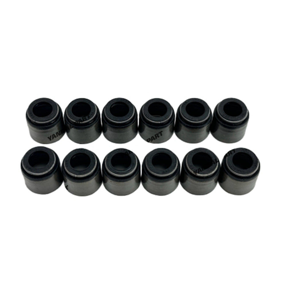 12 PCS Valve Stem Seal Fit For Hino EH330 Engine