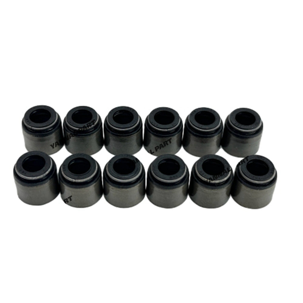 12 PCS Valve Stem Seal Fit For Hino EH330 Engine