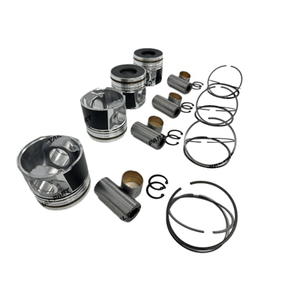 Piston Set With Rings Fit For Isuzu 4JK1