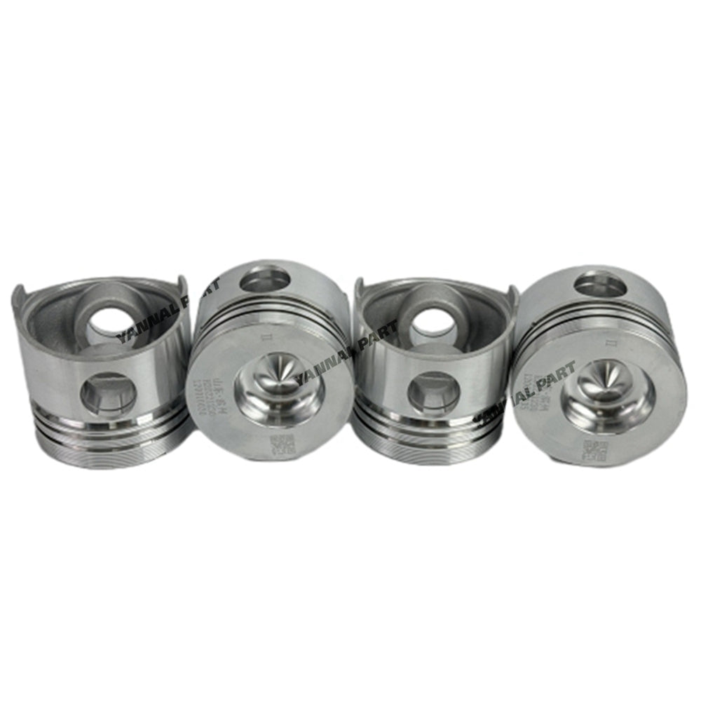 4 PCS Piston Kit Fit For FAWDE 4DW91-45G2 Engine