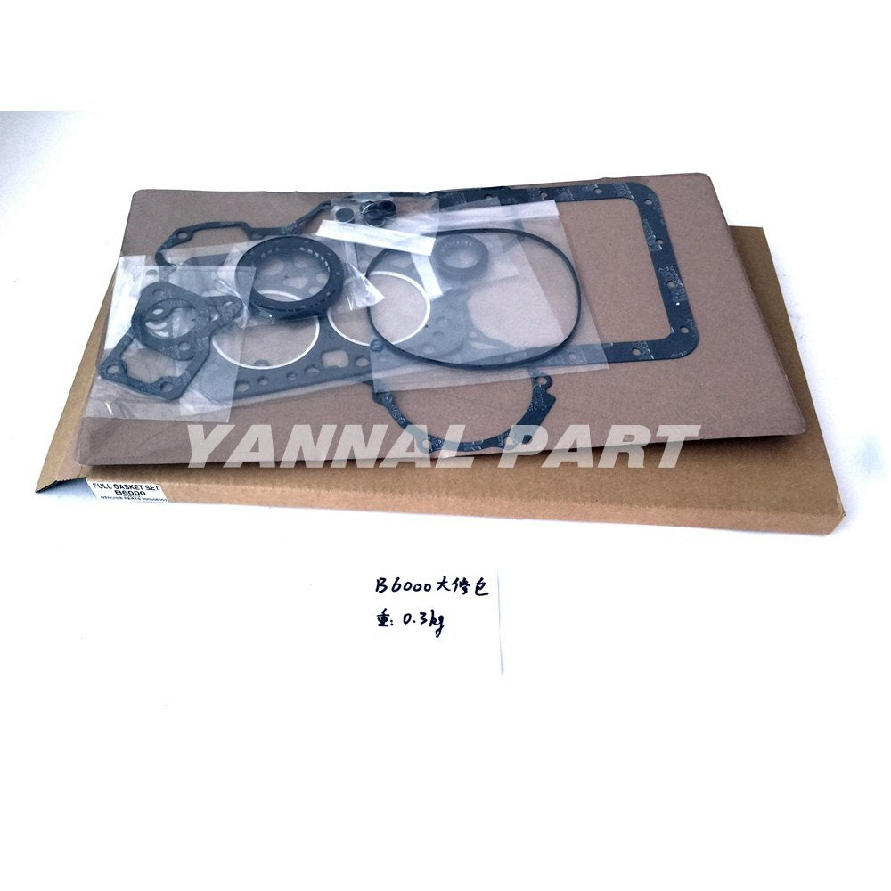 Full Gasket Kit Graphite Excavator forklift Diesel Engine For Kubota B6000