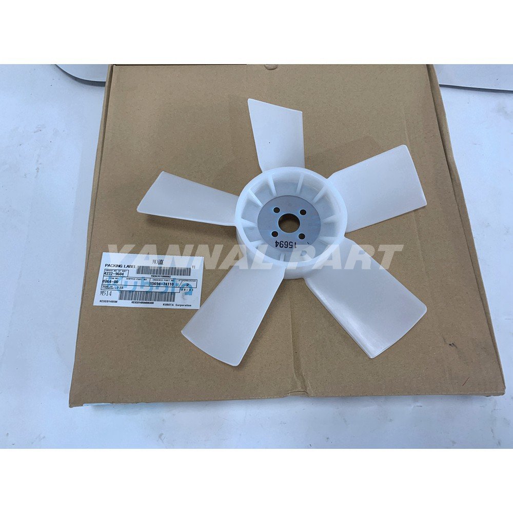 Fan 15694-74110 Fit For Kubota D1005 Engine