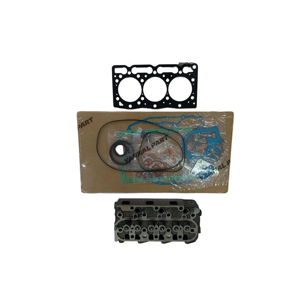 New for Kubota D1105 Complete Cylinder Head & Full Gasket Kit