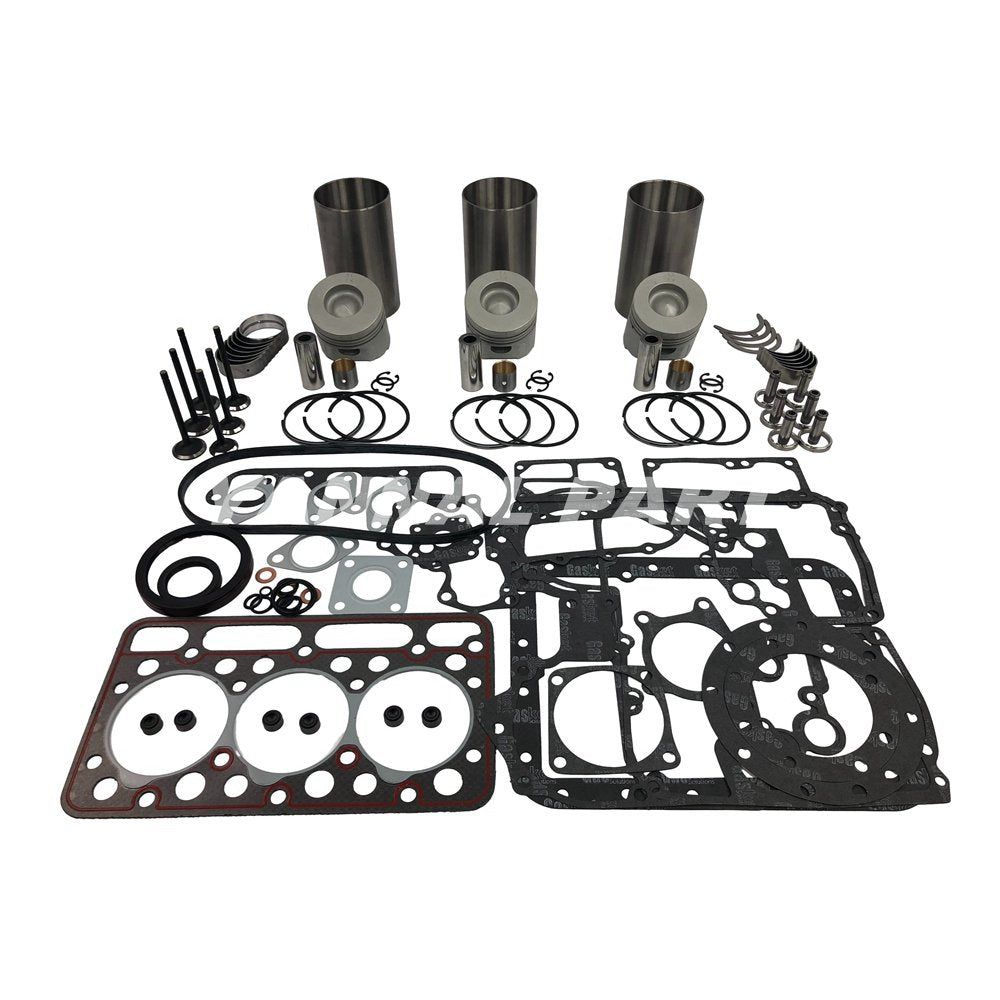 D1402-DI Rebuild Overhaul Kit With Gasket Set Bearing & Valve Train For Kubota