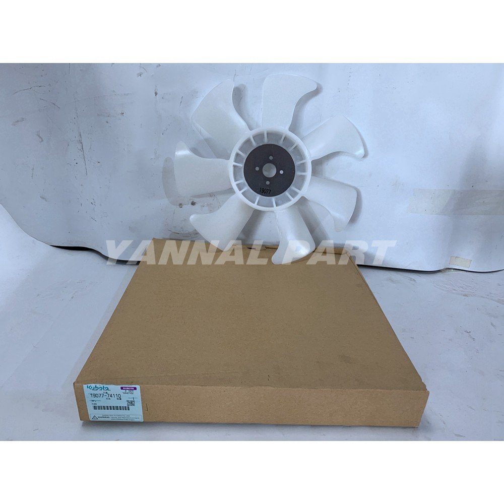 Cooling Fan 19077-74110 Fit For Kubota D1703 Engine