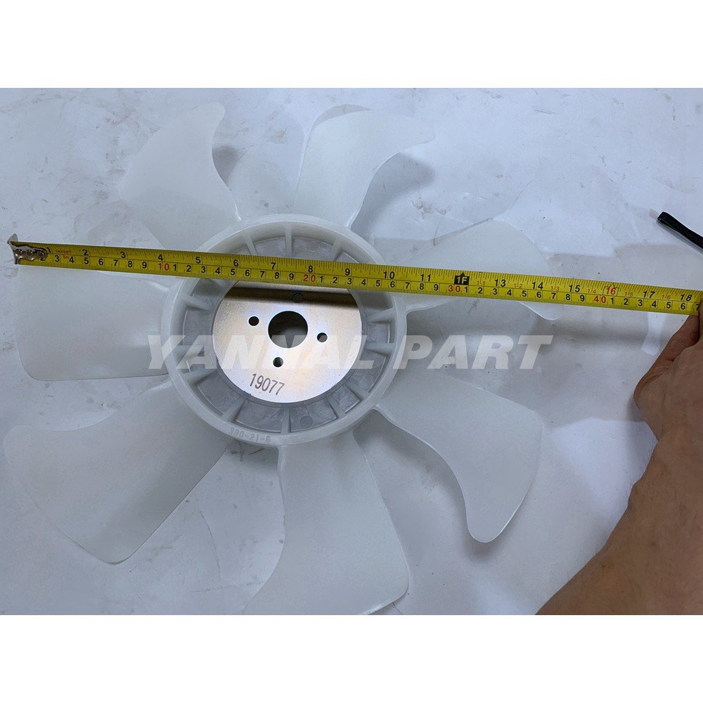 Cooling Fan 19077-74110 Fit For Kubota D1803 Engine