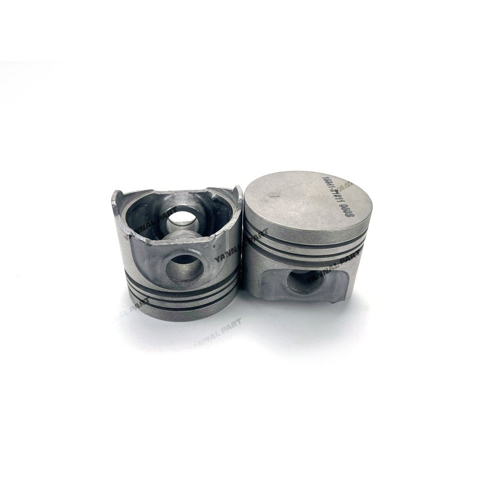 3 PCS 15841-21910 Piston Set STD For Kubota D600 Engine