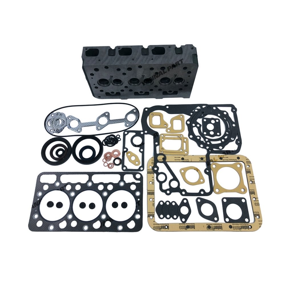 New Kubota D850 Complete Cylinder Head With Gasket Set