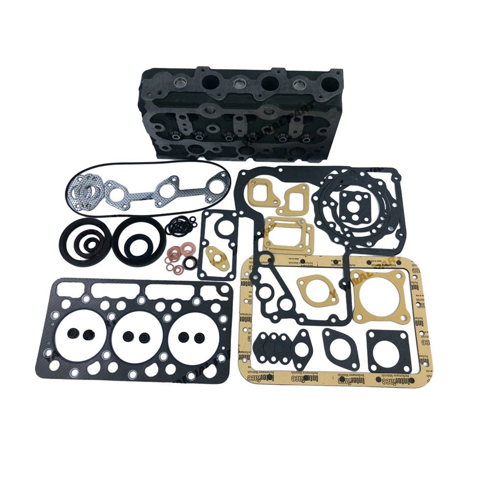 New Kubota D850 Complete Cylinder Head With Gasket Set