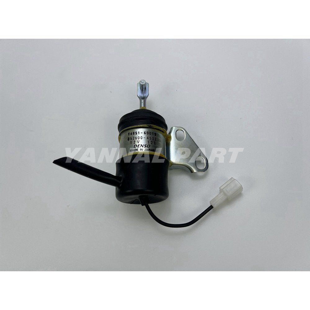 Solenoid Valve 16851-60015 Fit For Kubota D902 Engine