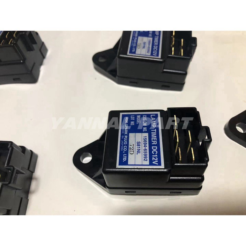 New 15694-65992 Relay For Kubota D722 D902 D1005 D1105 D1305 D1503 D1703 Engine