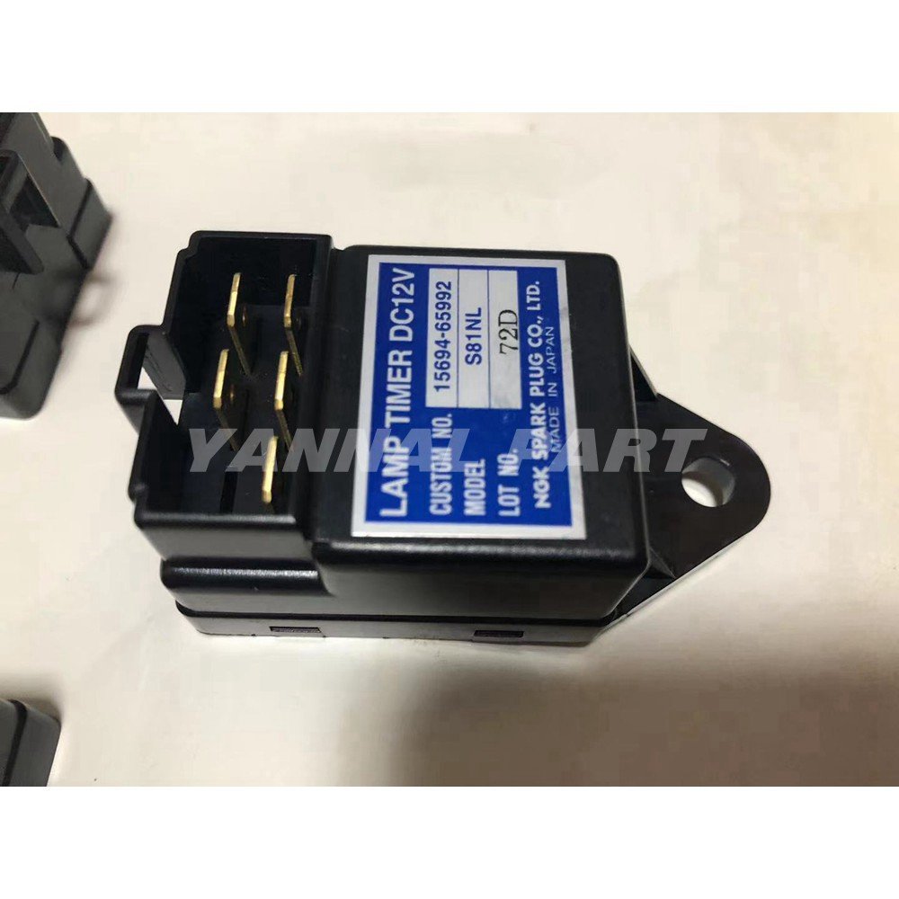 New 15694-65992 Relay For Kubota D722 D902 D1005 D1105 D1305 D1503 D1703 Engine