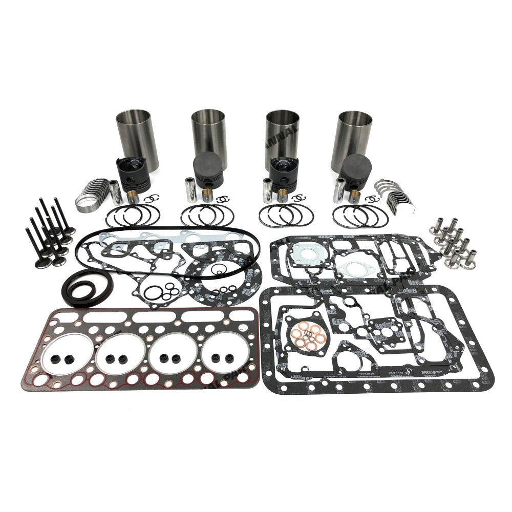 For Kubota V1502 Overhaul Rebuild Kit Piston Ring Full Head Gasket Set Bearing