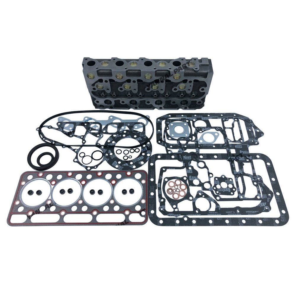 New Kubota V1902 Complete Cylinder Head With Full Gasket Set