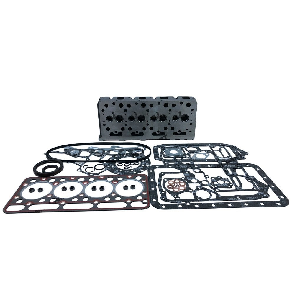 New Kubota V1902 Complete Cylinder Head With Full Gasket Set