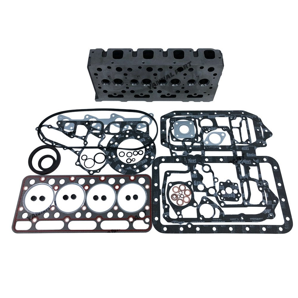 New Kubota V1902 Complete Cylinder Head With Full Gasket Set