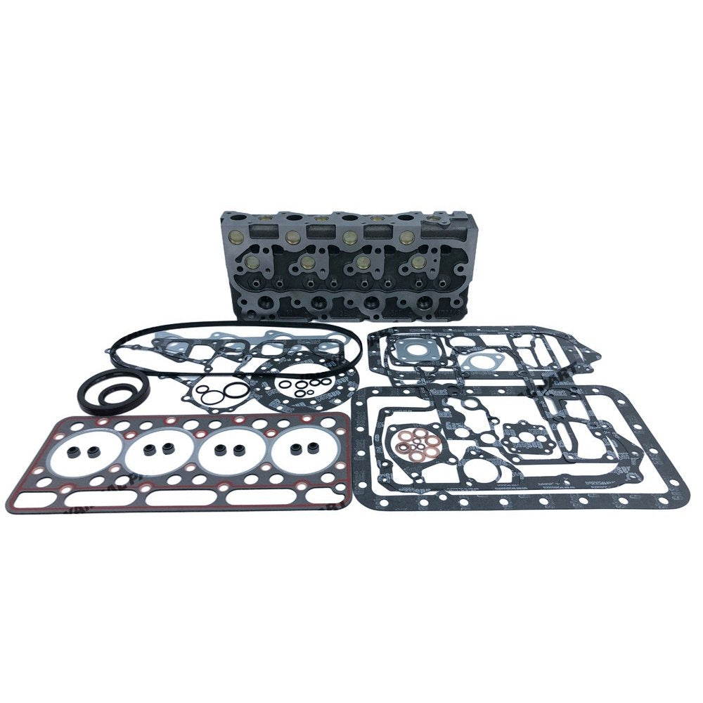 New Kubota V1902 Complete Cylinder Head With Full Gasket Set