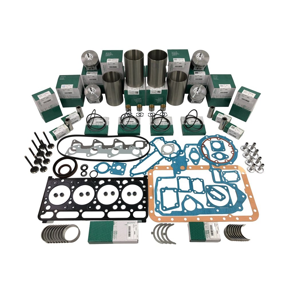 For Kubota V2003 Overhaul Rebuild Kit Piston Ring Full Head Gasket Set Bearing